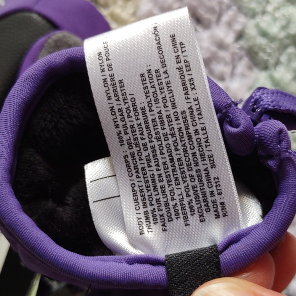 Head XXS Jr. Ski Mitten Purple Dupont Sorona - Picture 12 of 13